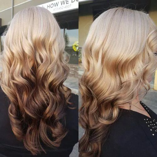 Растяжка от светлого к темному фото Reverse Ombre Hair Color Reverse ombre hair, Ombre hair color, Hair