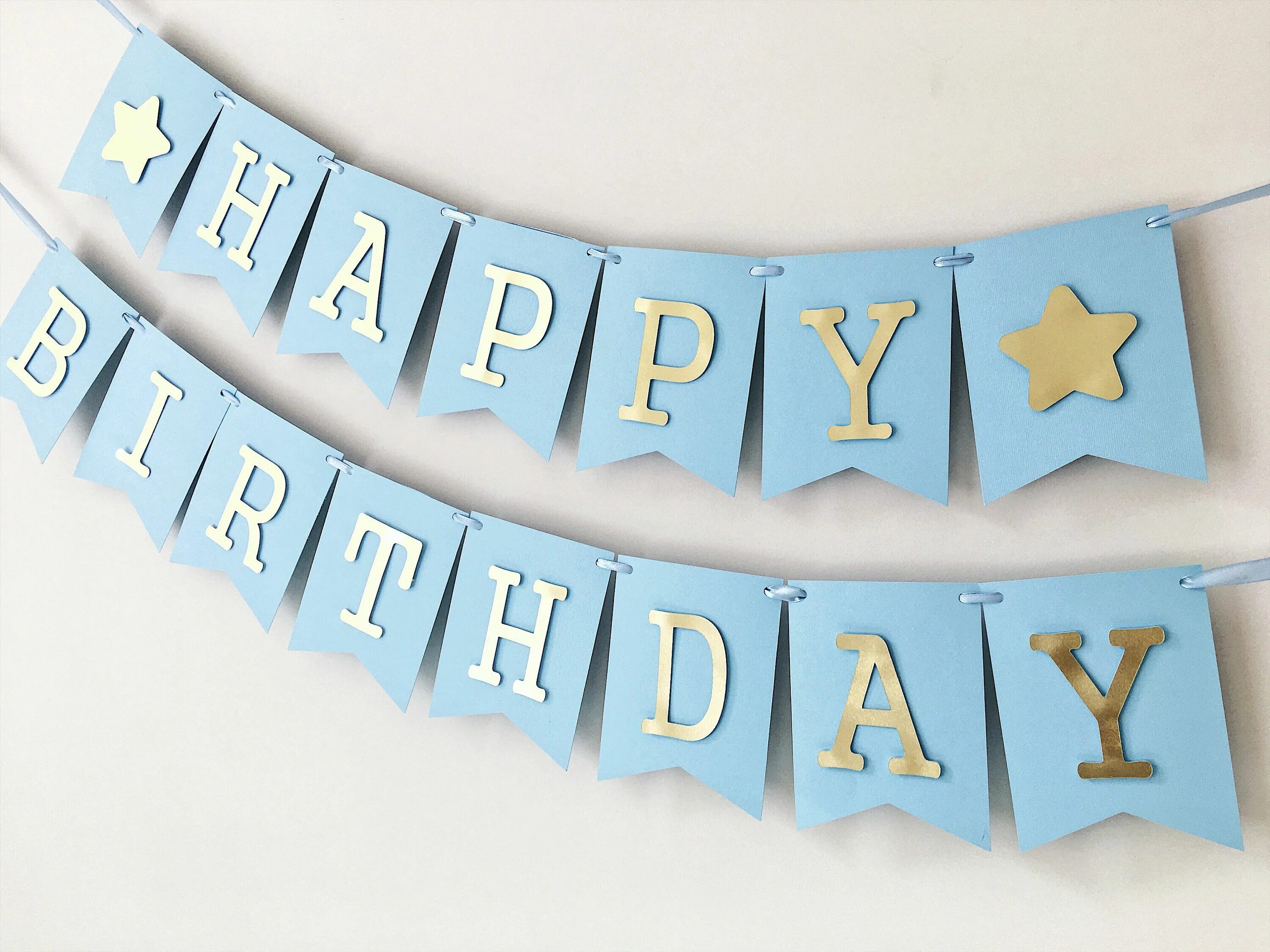 Растяжка с днем рождения с фото Excited to share the latest addition to my #etsy shop: Happy Birthday Banner Blu