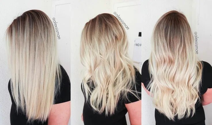 Растяжка светлого цвета фото Sign in Roots hair, Bleached hair, Ombre hair blonde