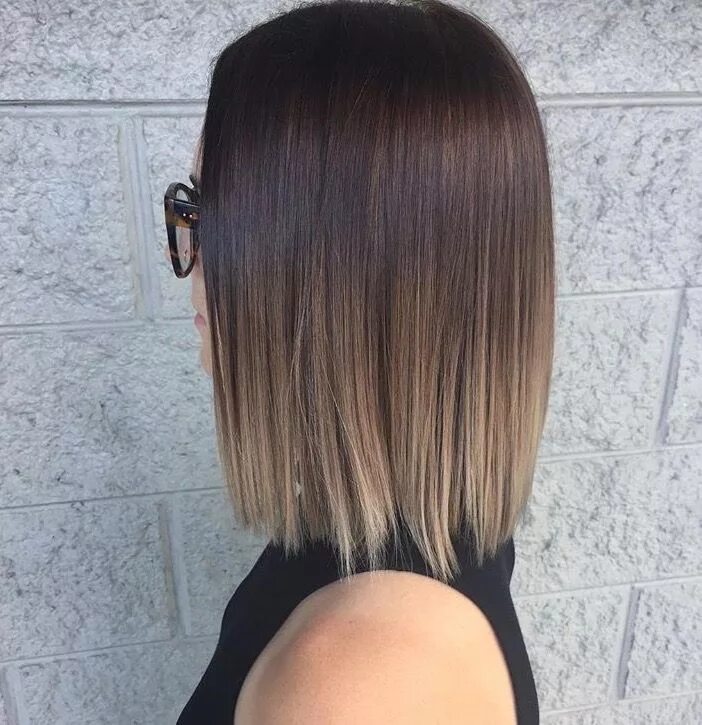 Растяжка цвета на каре фото Pin by melisza mauricio on Hair Brown ombre hair, Short ombre hair, Chocolate om