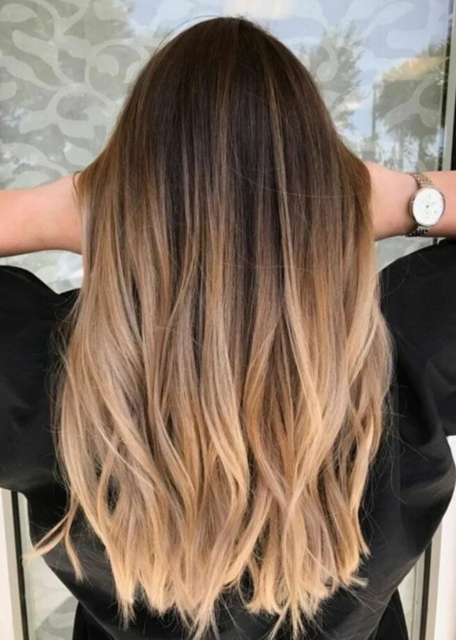 Растяжка цвета на средние волосы фото 51 Gorgeous Hair Color Worth To Try This Season Ombre hair blonde, Brown ombre h