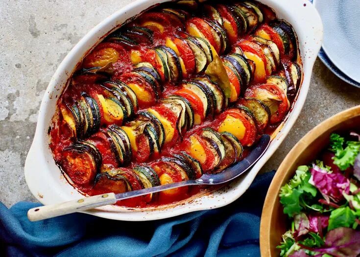 Рататуй фото блюда Baked Ratatouille Tian - food to glow Food, Ratatouille recipe, Ratatouille