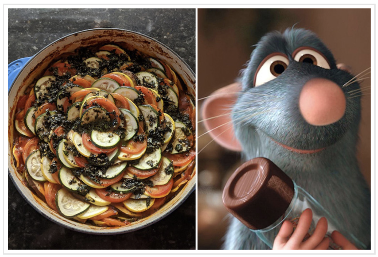 Рататуй московская ул 25 фото Cooking From Disney Movies: Anyone Can Cook This Ratatouille Recipe Ratatouille 