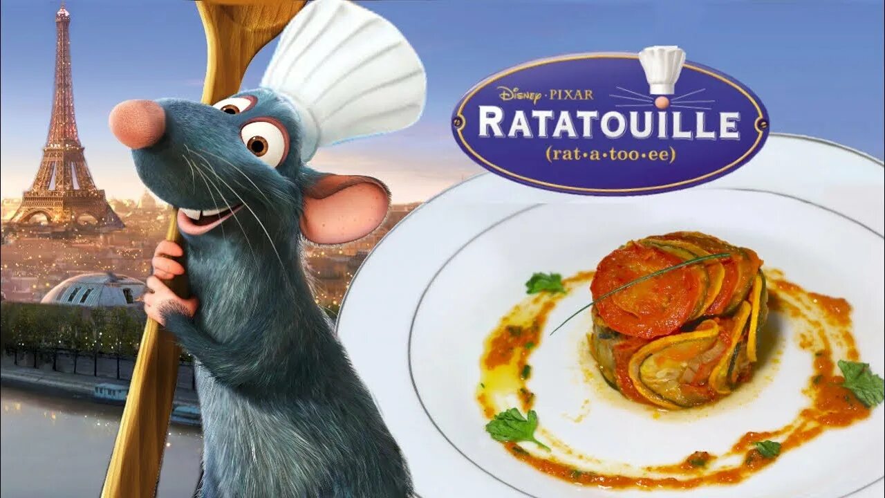 Рататуй московская ул 25 фото La Ratatouille de Rémy (le confit byaldi) - Disney Pixar Recipe - YouTube