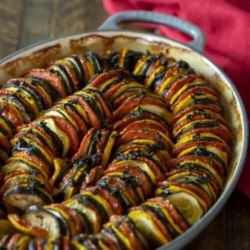 Рататуй рецепт с фото на сковороде Baked Ratatouille - How to bake in the oven - The Black Peppercorn Ratatouille r