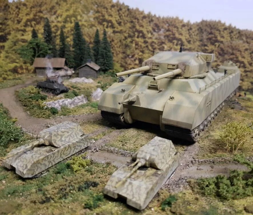 Ратта танк фото Landcreuzer P1000 "Ratte" diorama in 1/144 scale World of tanks, Military vehicl