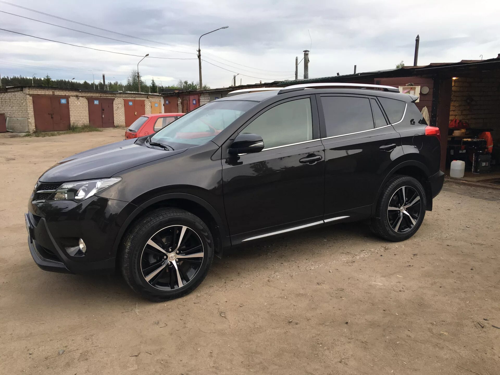 Рав 4 диски фото R19 наконец поставил :) - Toyota RAV4 (IV), 2 л, 2014 года колёсные диски DRIVE2