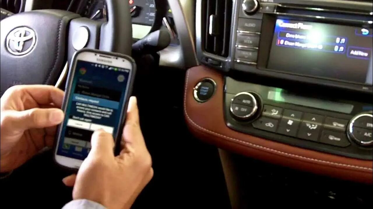 Рав 4 как подключить блютуз Toyota Bluetooth Setup Any Android Device - YouTube