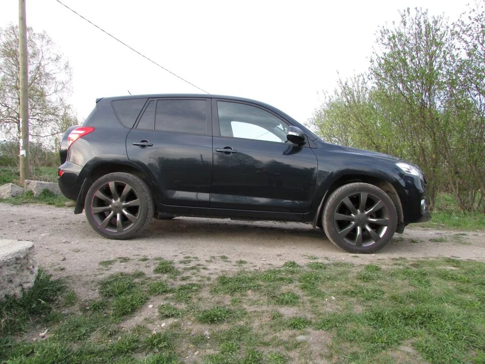 Рав 4 на 19 дисках фото Покраска дисков 20" - Toyota RAV4 (III), 2 л, 2010 года колёсные диски DRIVE2