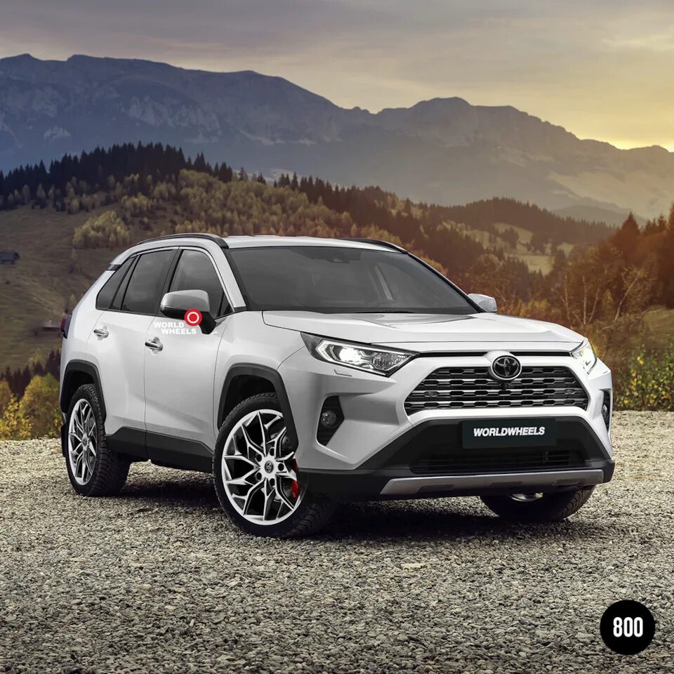 Рав 4 новый фото Выбираем диски на RAV4 - WorldWheels на DRIVE2