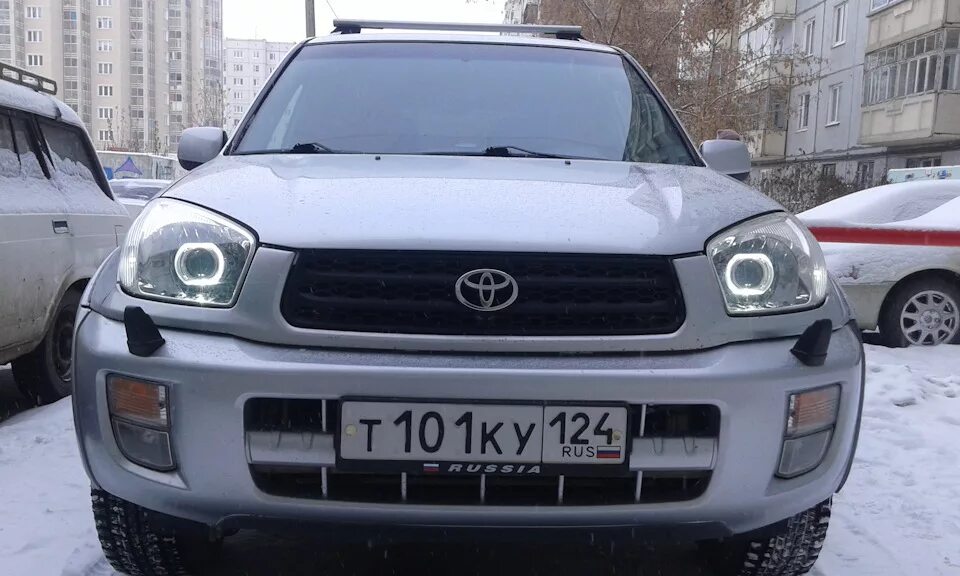 Рав тюнинг фар Би линзы - Toyota RAV4 (II), 2 л, 2001 года стайлинг DRIVE2