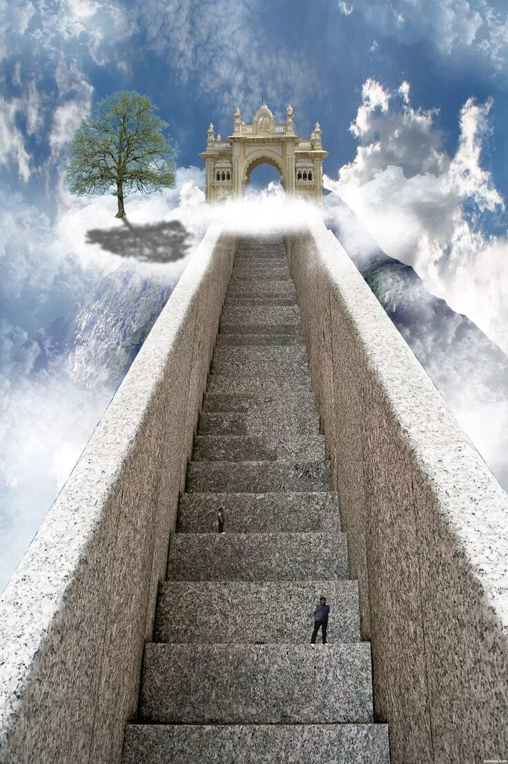 Рай на небесах фото в реальности Clouds Contest Pictures made with Photoshop - Image Page 7 Stairs to heaven, Hea