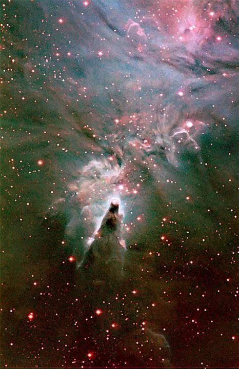 Рай в космосе фото The Cone Nebula lies in the southern part of NGC 2264, the Christmas Tree cluste