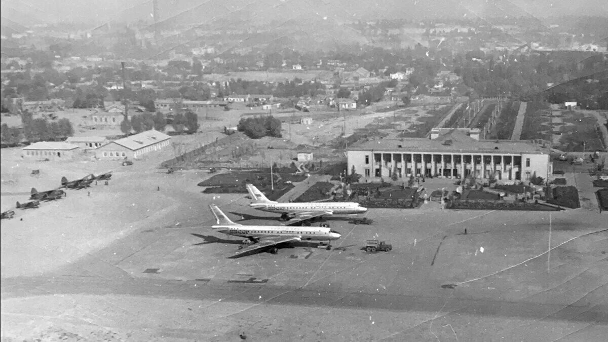 Район аэропорт старые фото Советская авиация на ретро фотографиях. Выпуск 31 Сайт Авиационной Истории Дзен