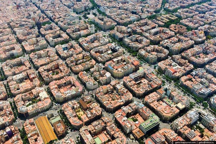 Район города фото vista aerea Barcelona Photography series, Beautiful places in the world, Urban l