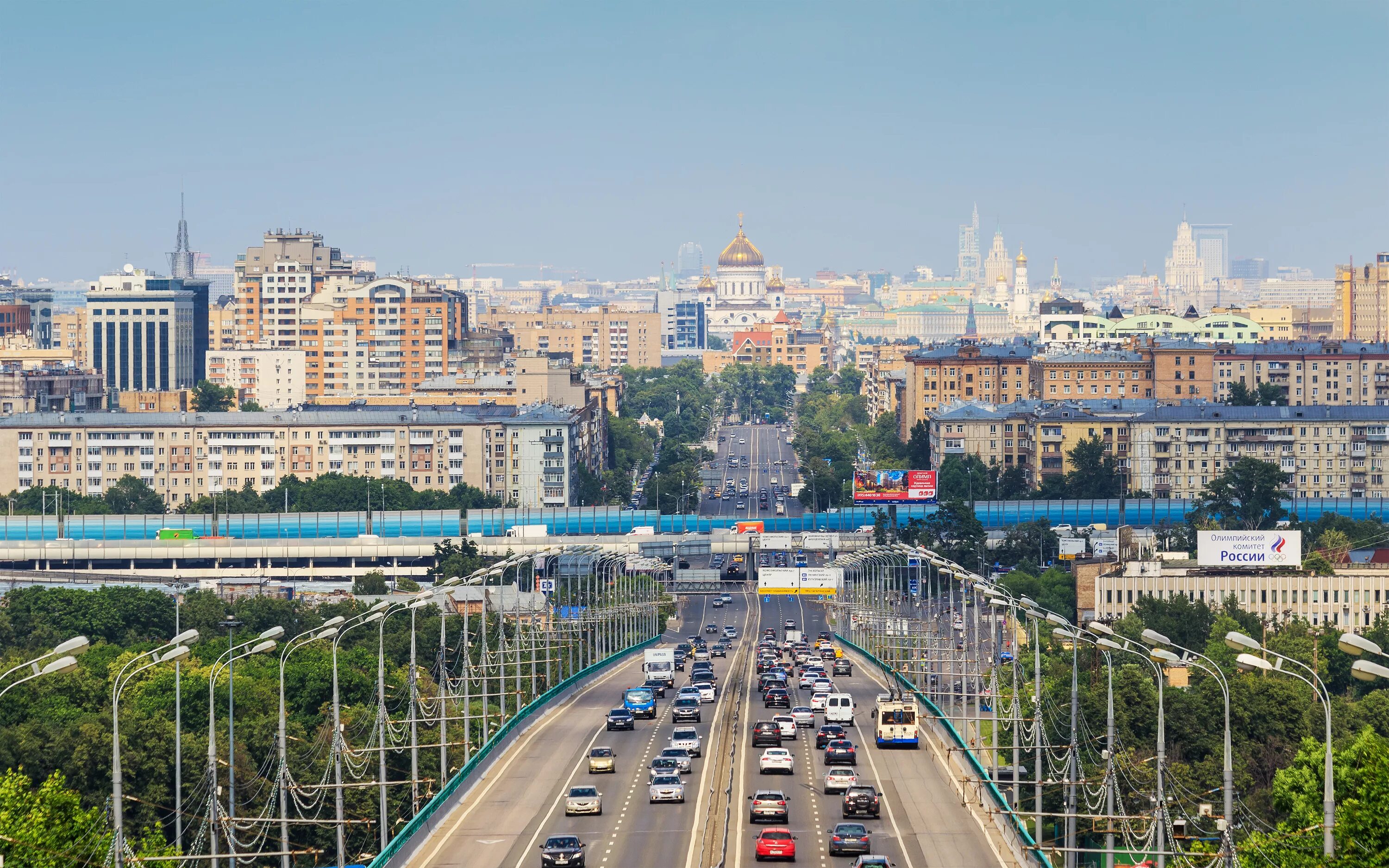 Район хамовники в москве фото С первого апреля заработает новая выделенная полоса