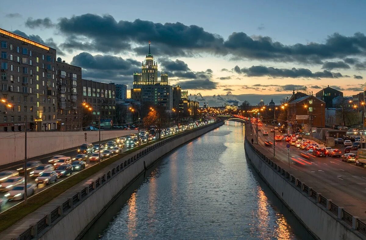 Район хамовники в москве фото Фото Вечер на Яузе - фотограф Sergey Sh - пейзаж - ФотоФорум.ру