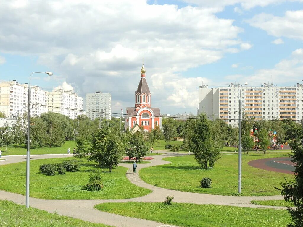 Район люблино москва фото Church of Saint Tatiana the Great Martyr in Lublino, orthodox church, Russia, Mo