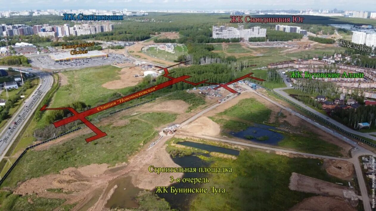 Район метро потапово фото Когда откроют метро потапово