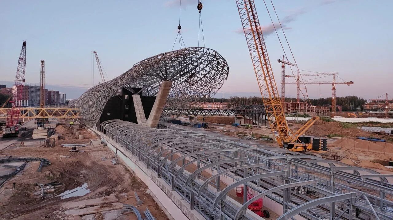 Район метро потапово фото Уникальная строящаяся станция метро "Потапово".