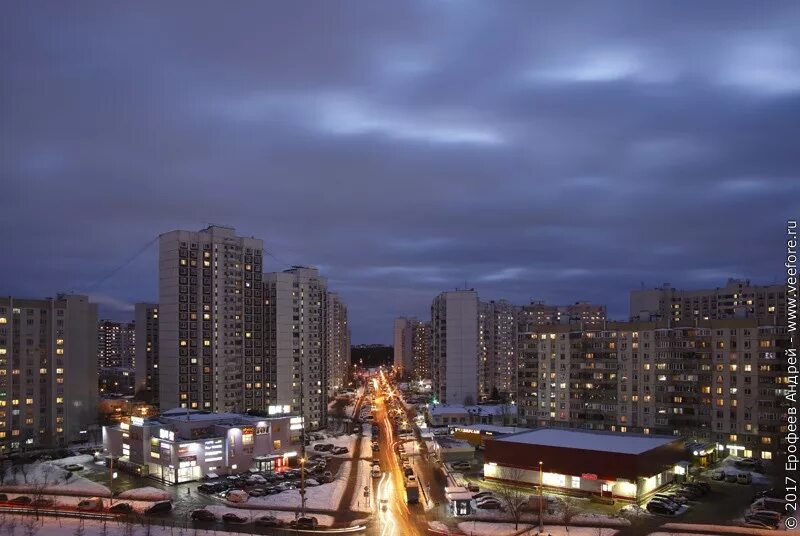 Район митино москва фото Вечернее Митино - Зеркало Андрея Ерофеева