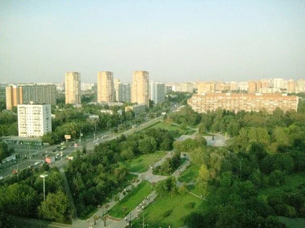 Район перово москва фото Вид на Перовский сквер - История ВАО в фотографиях.Старые фото Новогиреево, Перо