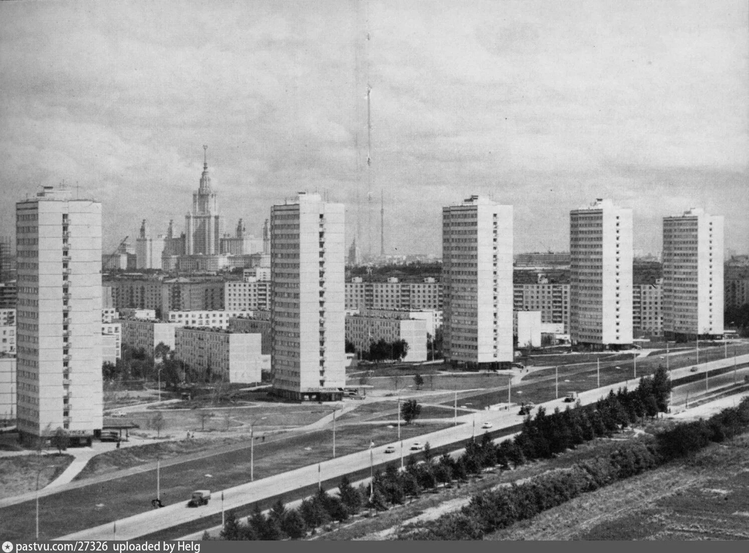 Район ретро фото Ленинский проспект - Retro photos