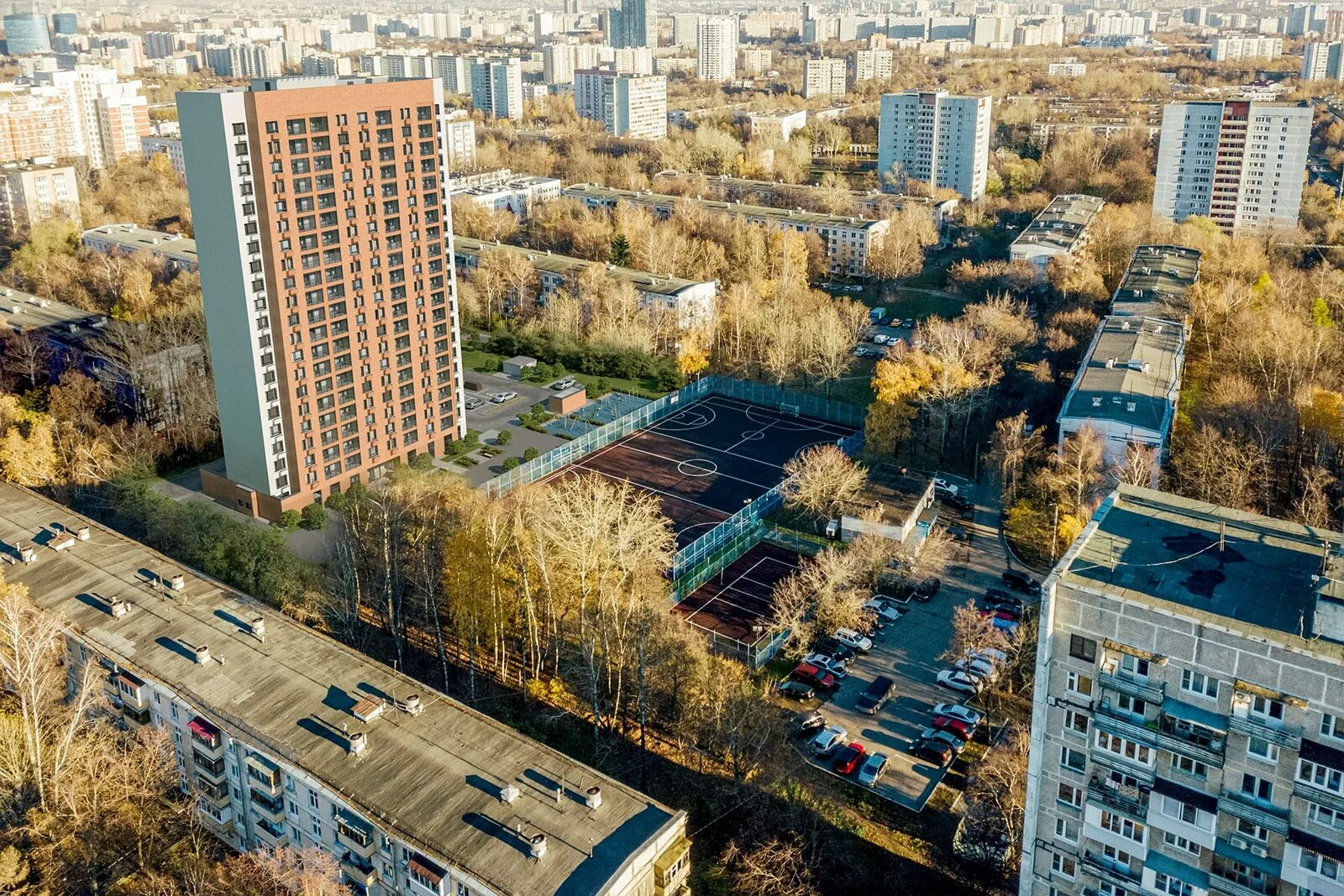 Район зюзино москва фото Пятый дом в районе Зюзино передан под заселение по реновации - Комплекс градостр