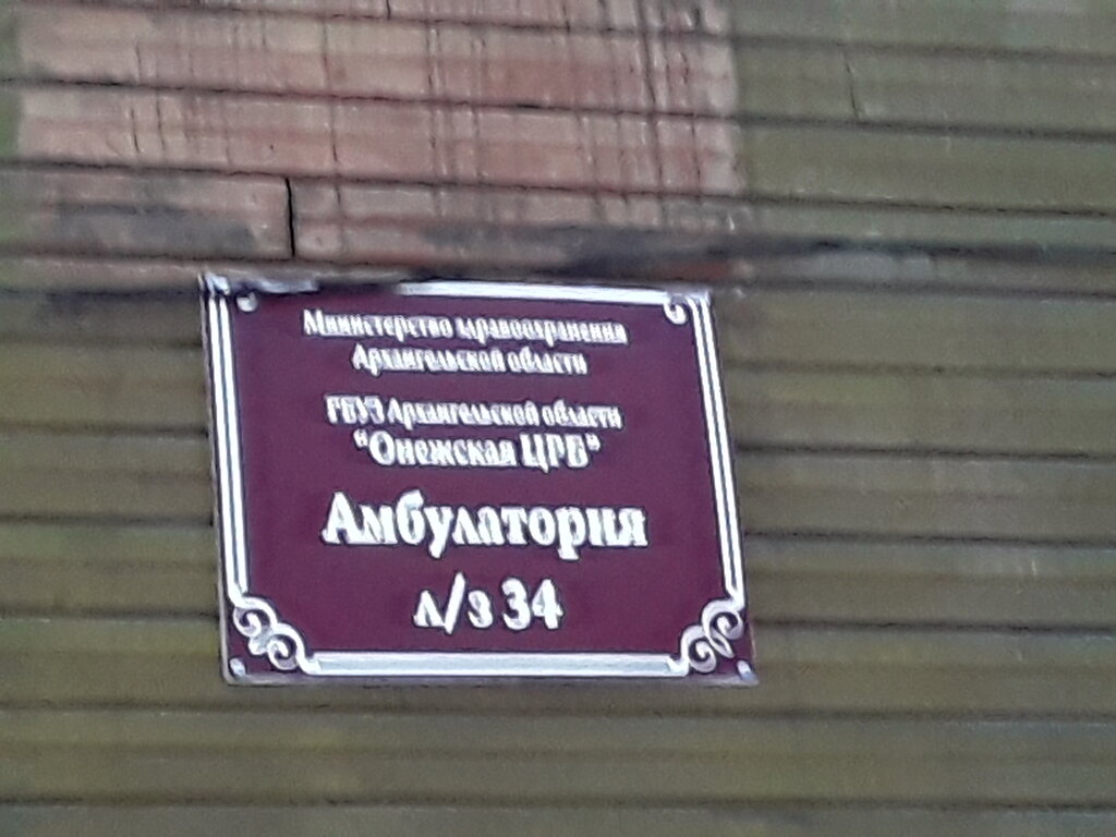 Районная больница амбулаторная ул 1 фото Онежская ЦРБ, амбулатория, больница для взрослых, Профсоюзная ул., 2, Онега - Ян