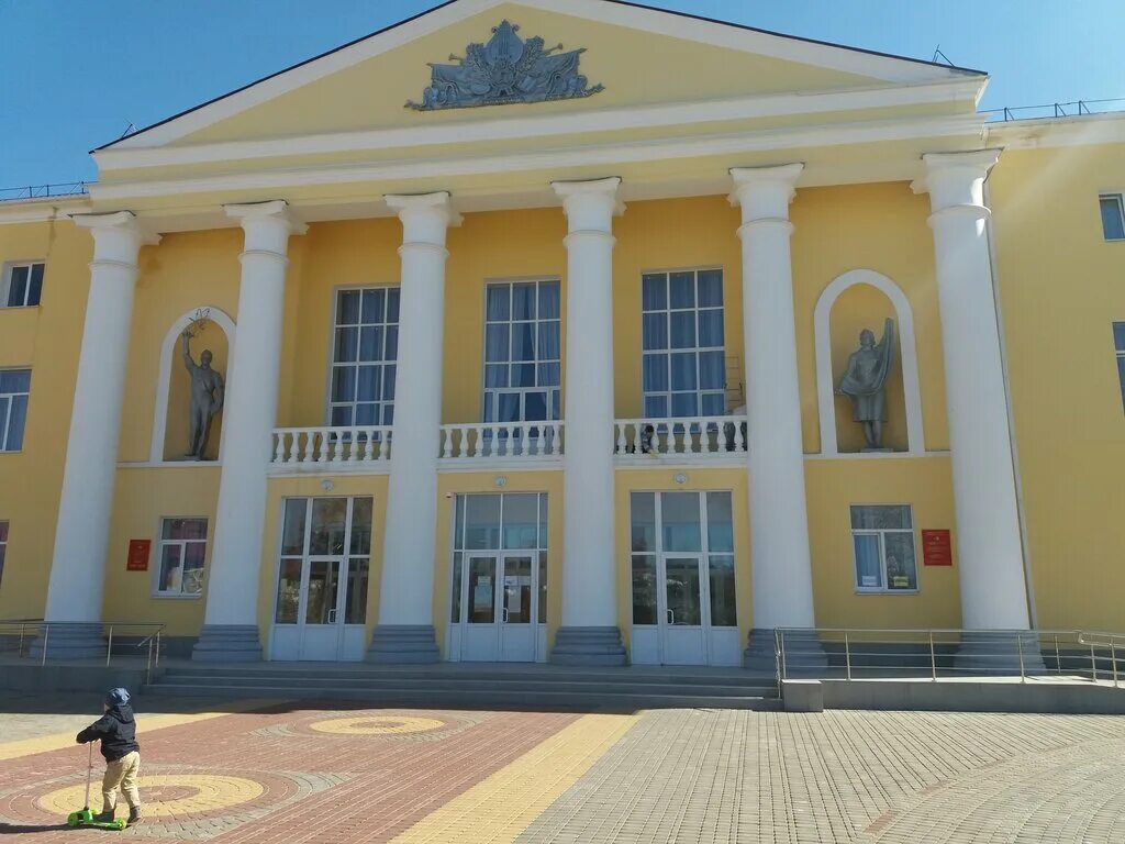 Районный дом культуры ул ленина 120 фото Районный дом культуры, house of culture, Russia, Dankov, ulitsa Lenina, 16 - Yan