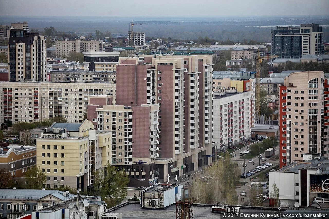 Районы барнаула фото Весенние панорамы центрального Барнаула