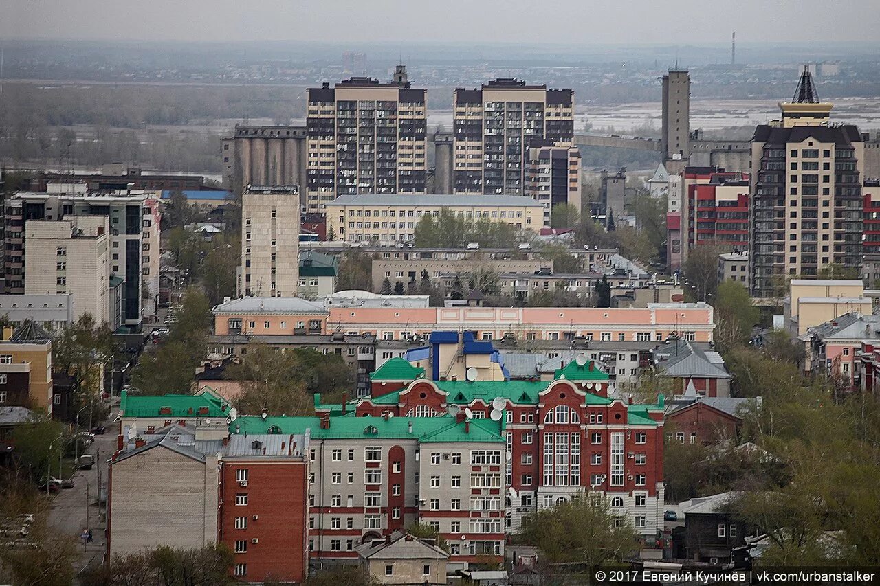 Районы барнаула фото Весенние панорамы центрального Барнаула