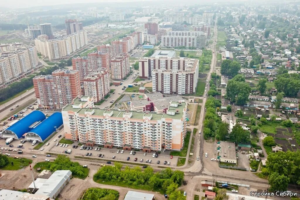 Районы кемерово фото Информационный сайт Стройка Сибири на Октябрьском проспекте - отзывы, фото, цены
