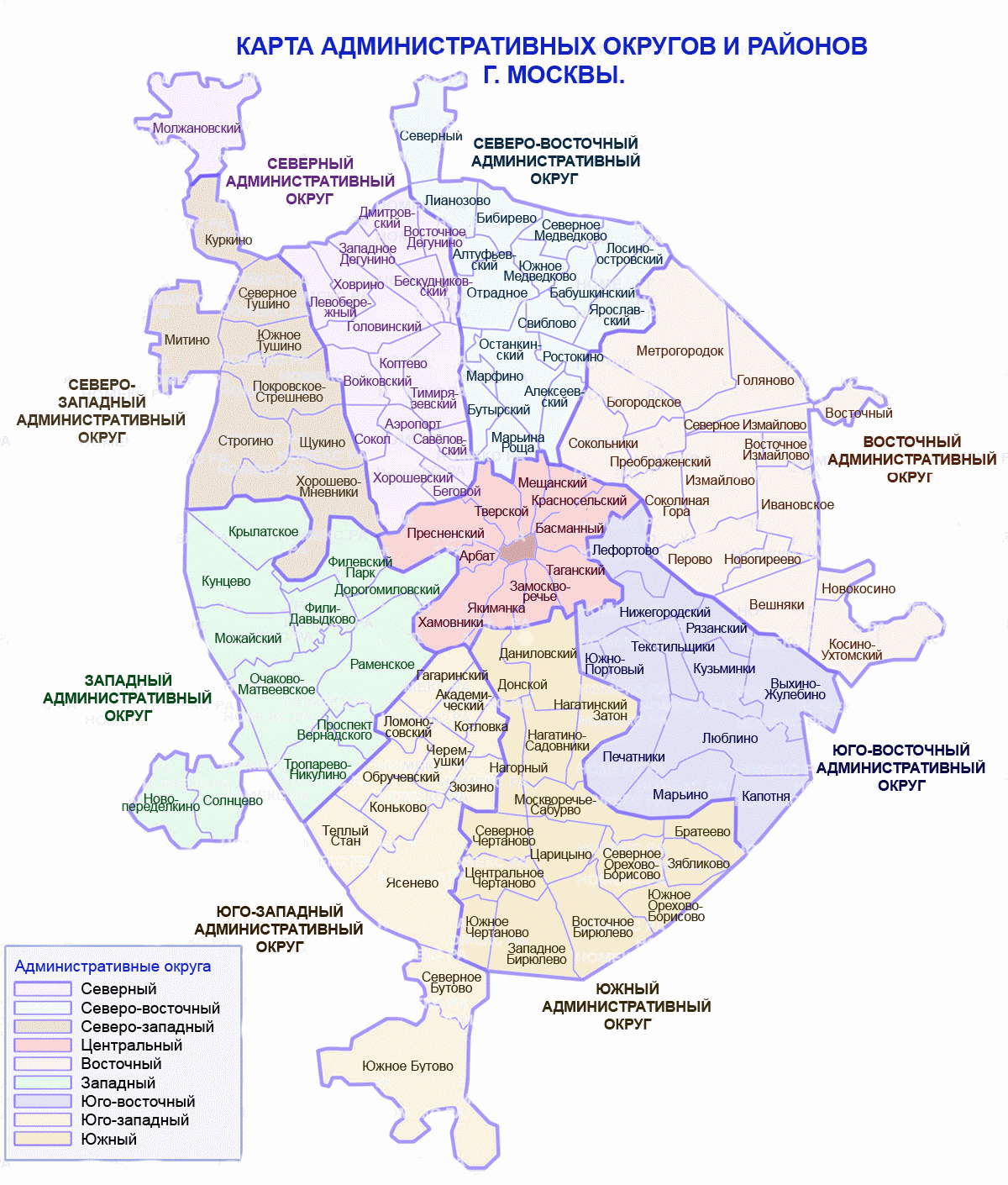 Районы москвы фото Карта Москвы (Россия) на русском языке, расположение на карте мира с городами, м
