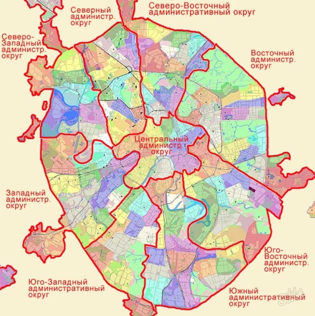 Районы москвы фото на карте Картинки КАКИЕ РАЙОНЫ В МОСКВЕ ЛУЧШИЕ ДЛЯ ПРОЖИВАНИЯ