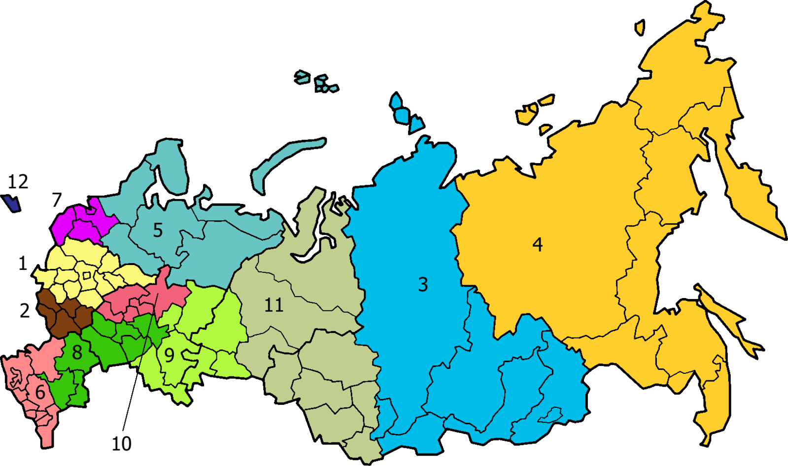 Районы россии фото File:Economic regions of Russia.png - Wikipedia