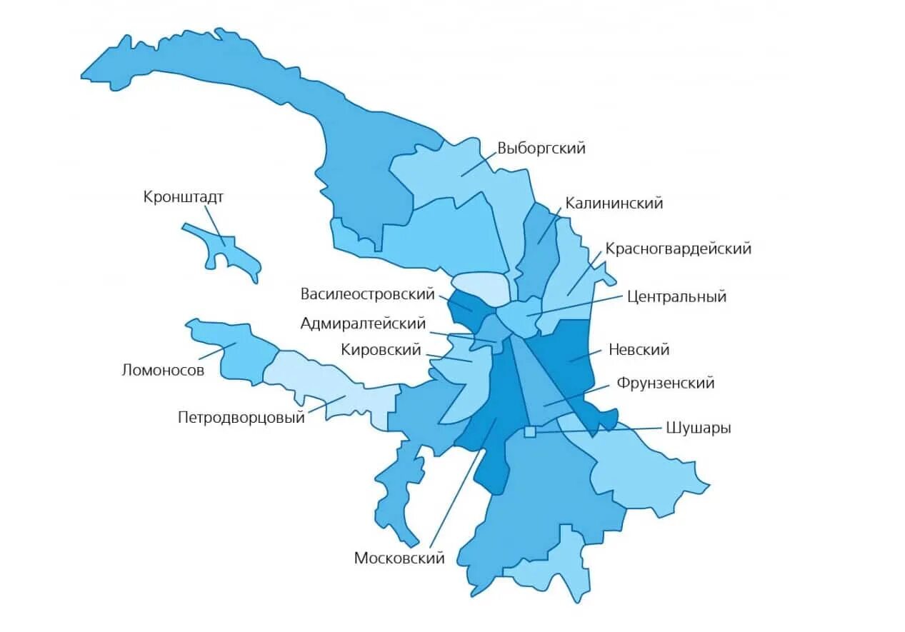 Районы санкт петербурга фото Районные спб