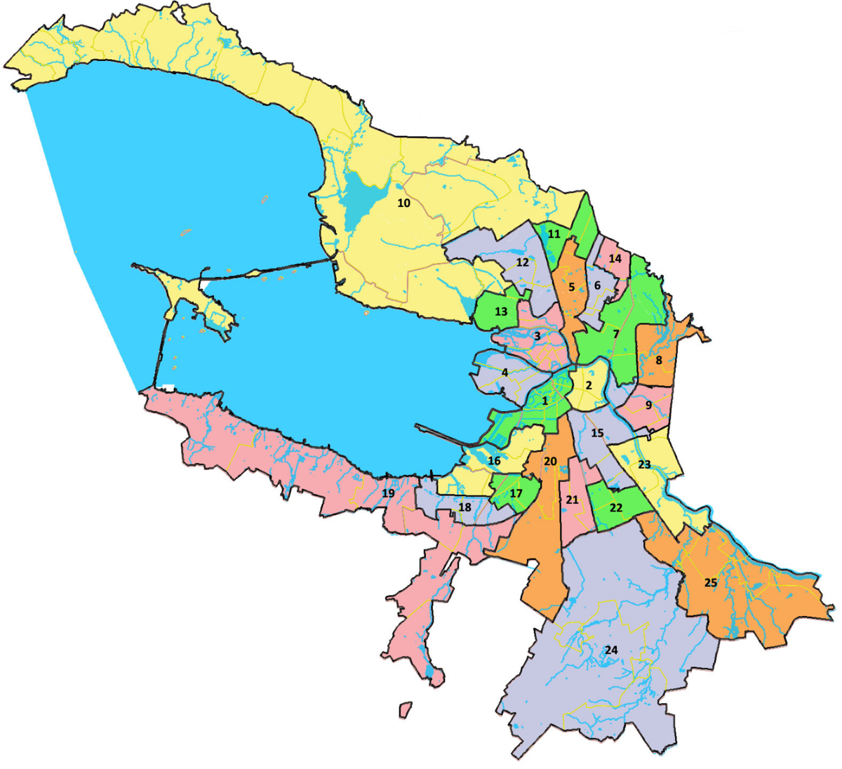 Районы санкт петербурга фото Файл:2021 St. Petersburg Duma constituencies.png - Википедия