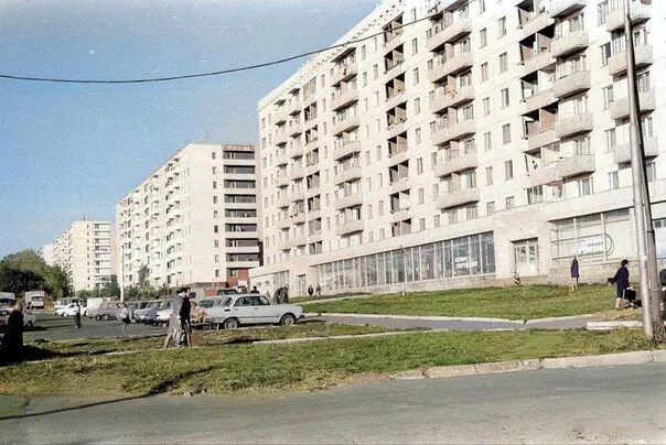 Районы ставрополя фото Stavropol. Archive photo. New buildings in the area of MZHK, street 50 years old