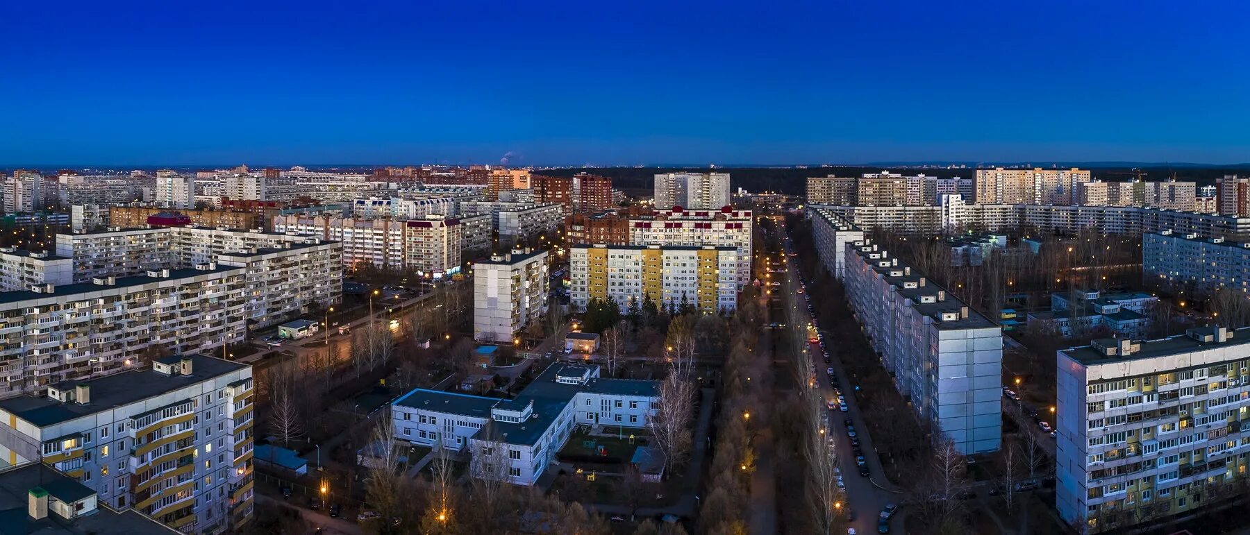 Районы тольятти фото Вечерний Тольятти с высоты. Часть 1. Автозаводский район. Ноябрь 2018: topbloger