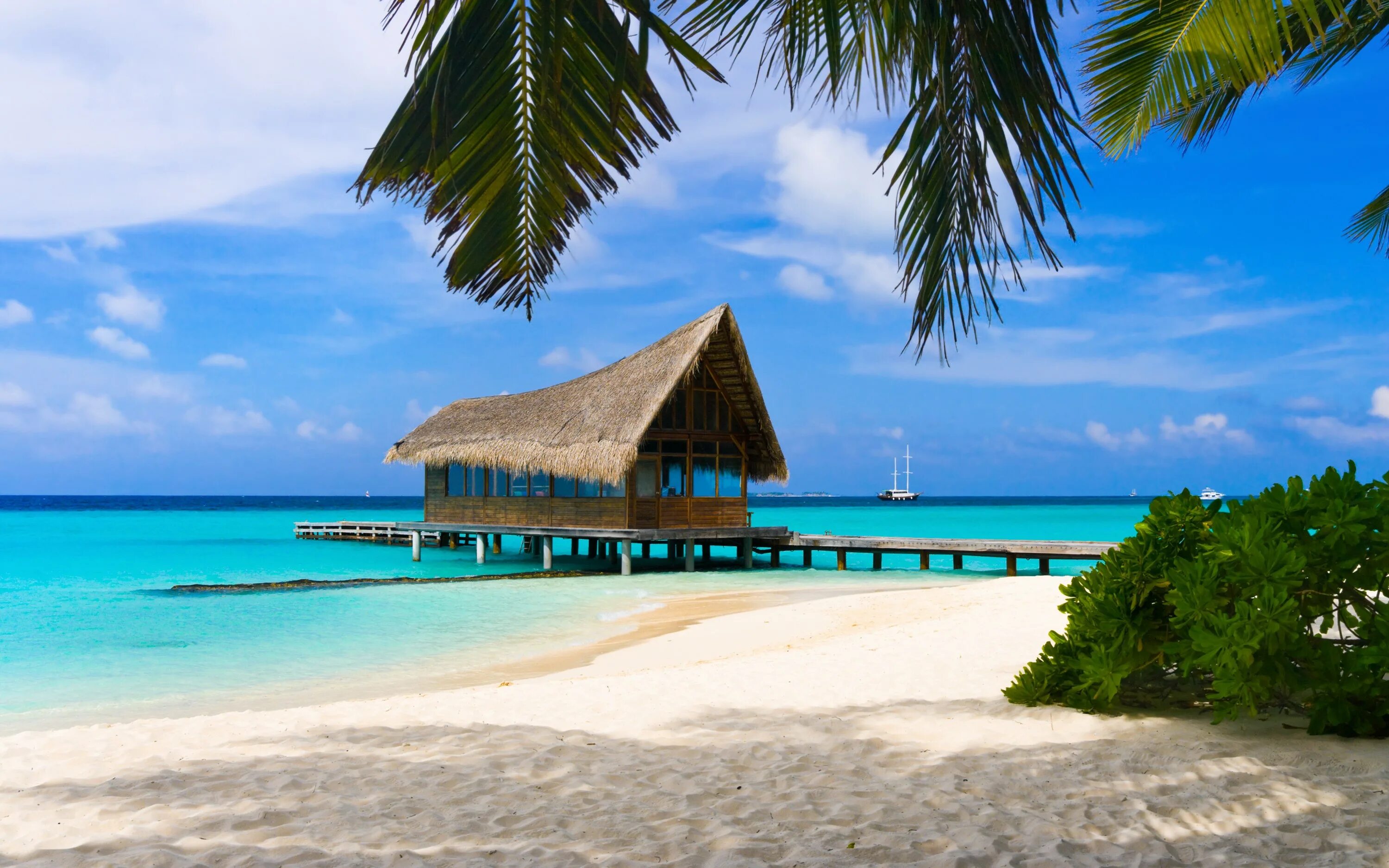 Райский пляж фото Wallpaper : sea, bay, water, shore, sky, beach, coast, resort, island, lagoon, c