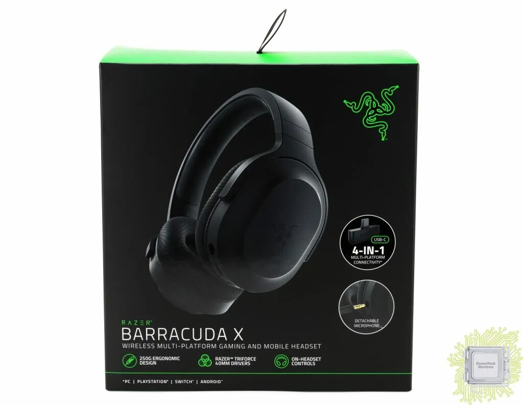 Райзер барракуда как подключить к пк Обзор гарнитуры Razer Barracuda X GreenTech_Reviews