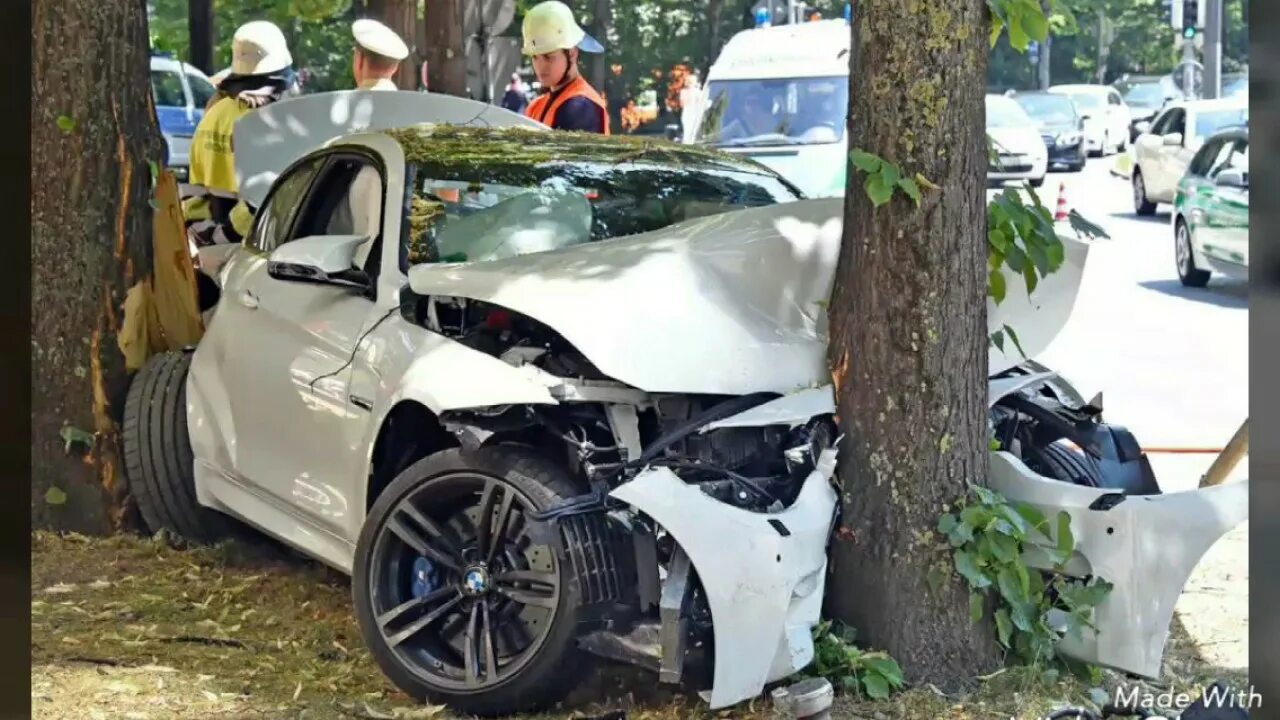 Разбили авто фото BMW crash - YouTube