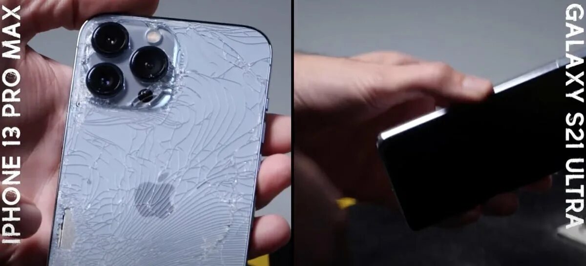 Разбитый айфон 15 про макс фото This is how the new iPhone 13 resists falls and shocks