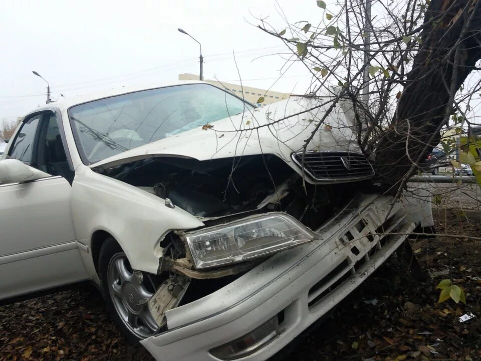 Разбитый марк фото было жалко! - Toyota Mark II (100), 2,5 л, 1997 года ДТП DRIVE2