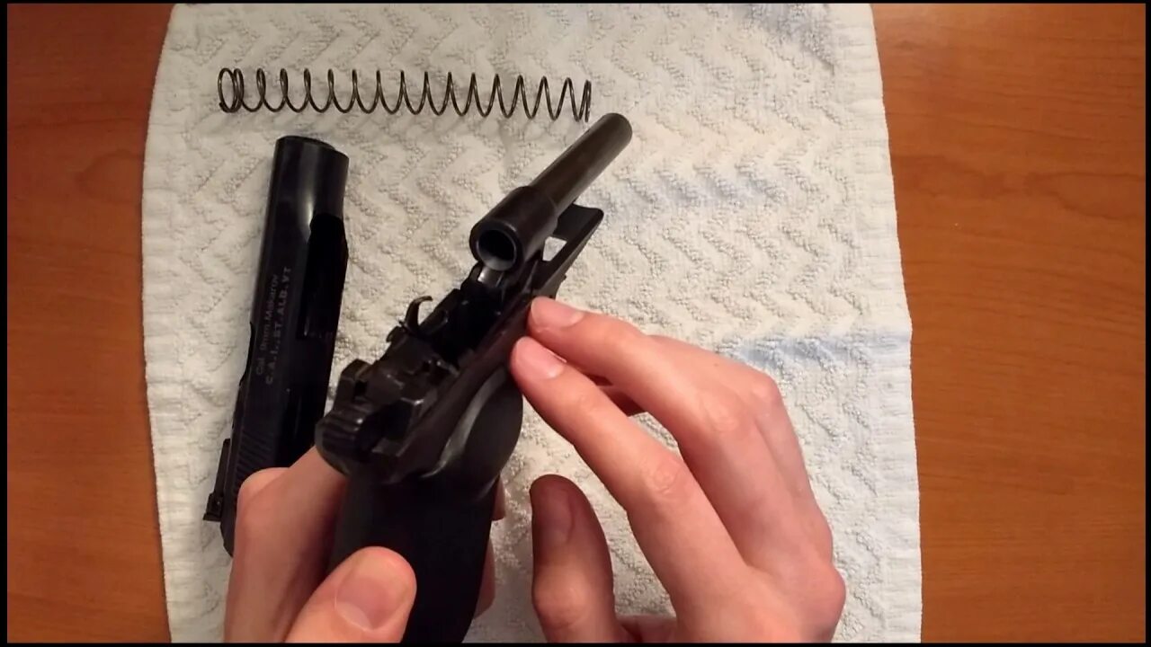 Разборка макарова порядок Makarov: Disassembly and Reassembly - YouTube