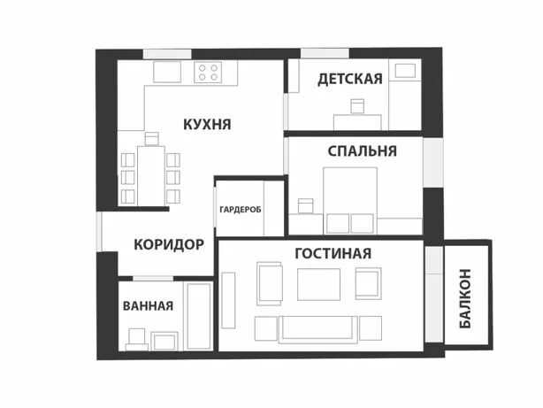 Раздельная планировка квартир Двери - Недвижимость - OLX.ua