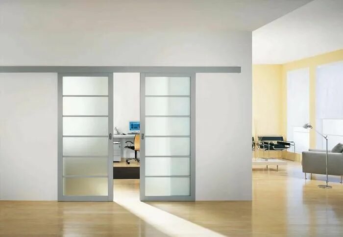 Раздвижная дверь купе фото Stanley Sliding Doors : The Most Ideal Doors for Remodelling - Home Designs Deco