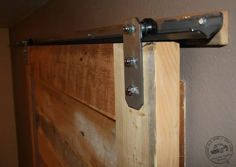 Раздвижная дверь своими руками в домашних условиях Low Profile V Track - Lowest Clearance Barn Door Hardware Interior barn door har