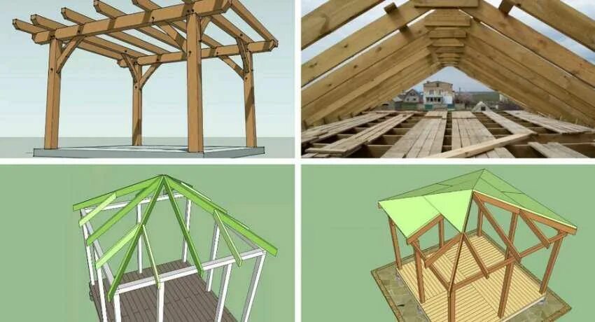 Раздвижная крыша для беседки своими руками Пошаговая инструкция: как сделать двухскатную крышу для беседки своими руками